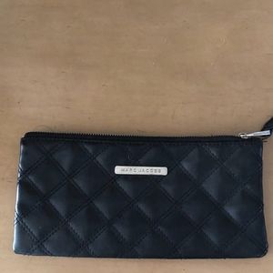 Marc Jacobs Quilted Black Wristlet Cosmetic Bag
